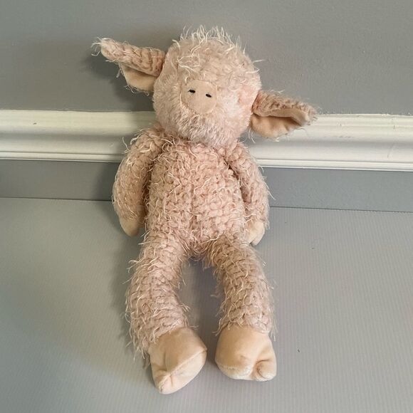 BUNNIES BY THE BAY **Oink Pig** Plush Stuffed Barn Animal Lovely Pink Soft 13" - Picture 1 of 7